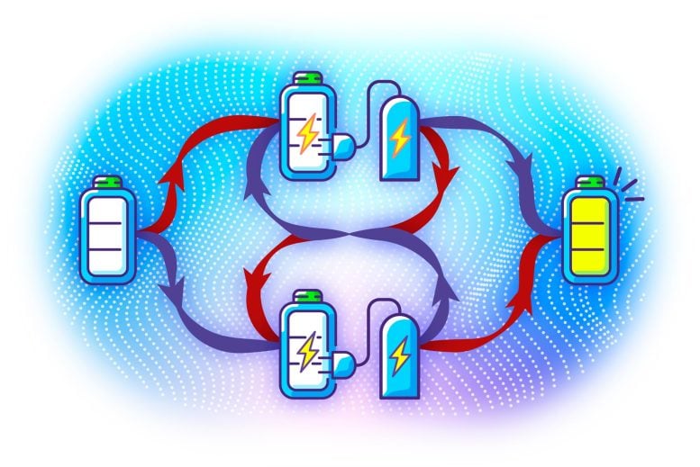 Charging quantum batteries in an uncertain causal sequence
