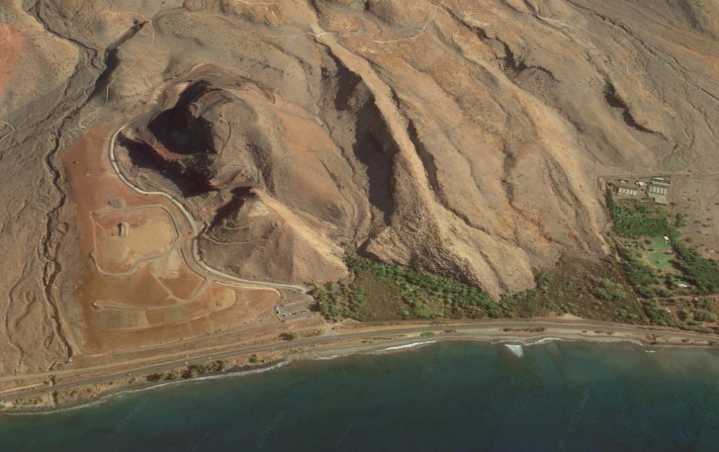 A proposed landfill in Olowalu to store debris from the August 8 Lahaina fire.  (Courtesy: Google Earth)