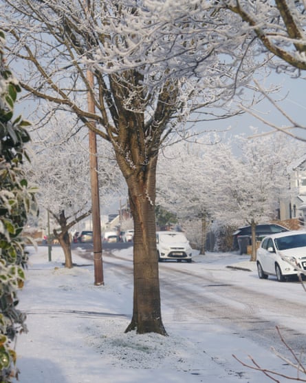 Rare industrial snowfall in UK thought to be caused by pollution