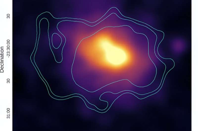 Astronomers detect corona in giant galaxy cluster