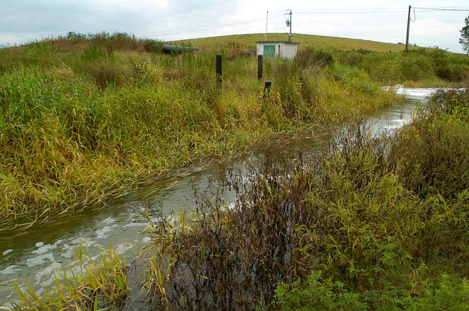 Drainage ditches are one of the elements of rural water management.