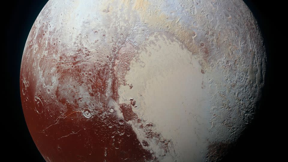 The New Horizons spacecraft took an image of Pluto's heart on July 14, 2015. - Johns Hopkins University Applied Physics Laboratory/Southwest Research Institute/NASA
