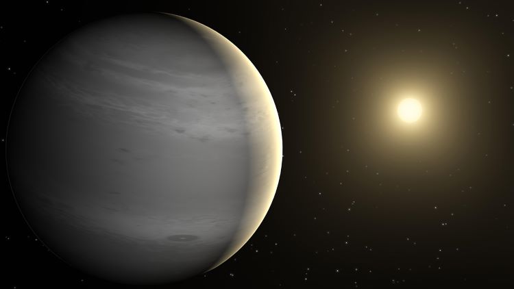 Radiating exoplanet discovered in perfect tidal storm