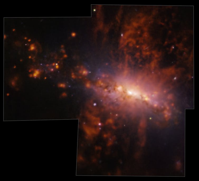We map massive explosions in space, showing how galaxies pollute the universe