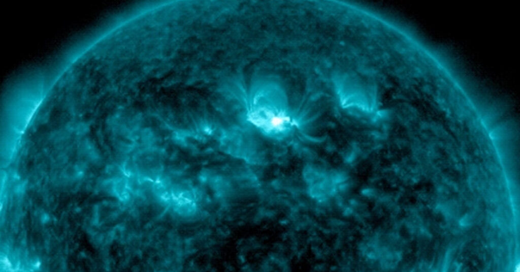 A severe solar storm is battering Earth's atmosphere, and auroras may be visible
