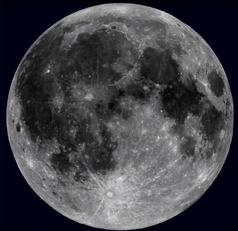 How the moon changed its face
